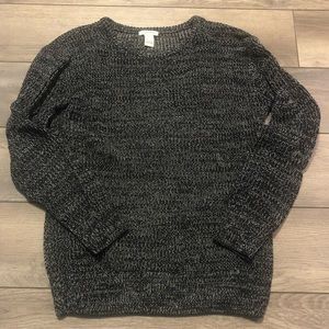 Black and White Forever 21 Sweater